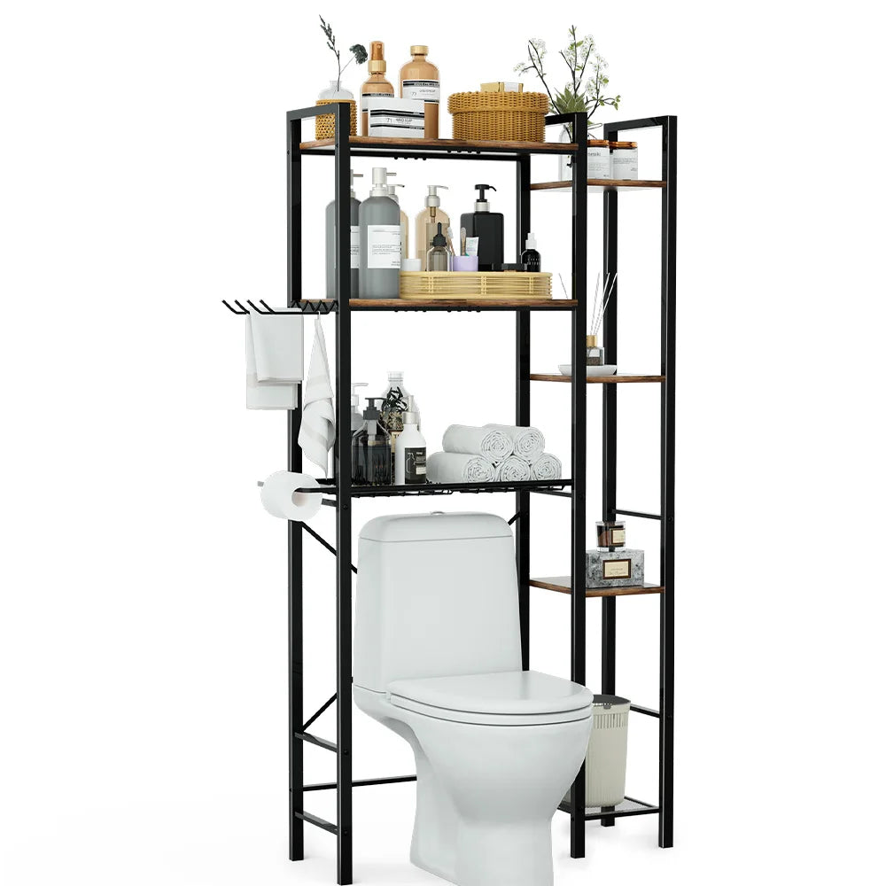 Elevated Over-Toilet Storage Rack