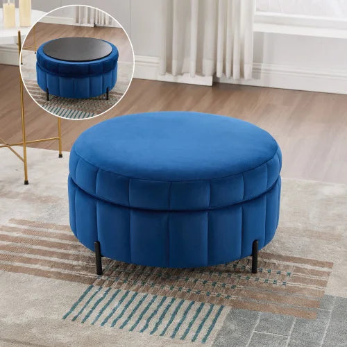 M Upholstered Oversized 360° Swivel Accent Barrel Chair Half Cozy Sofa Set Furniture Living Room Pumpkin-Shape Club Armchair
