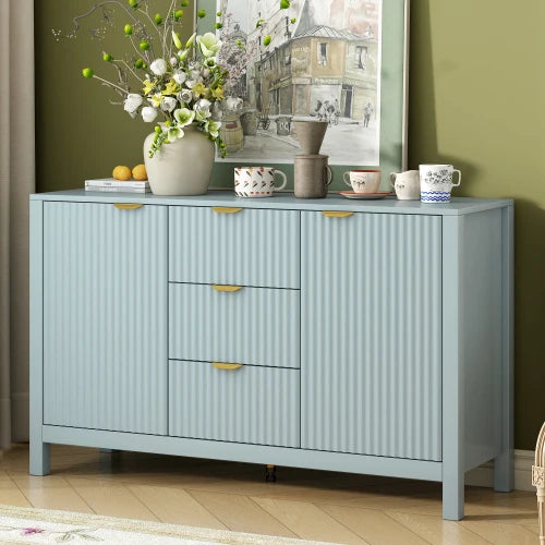 Fluted Curve Sideboard Storage Cabinet