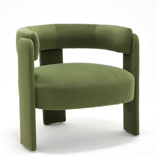 Mid-Century Velvet Accent Chair