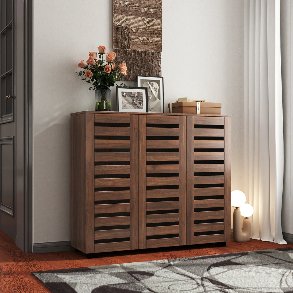 Refined 5-Tier Shoe Cabinet