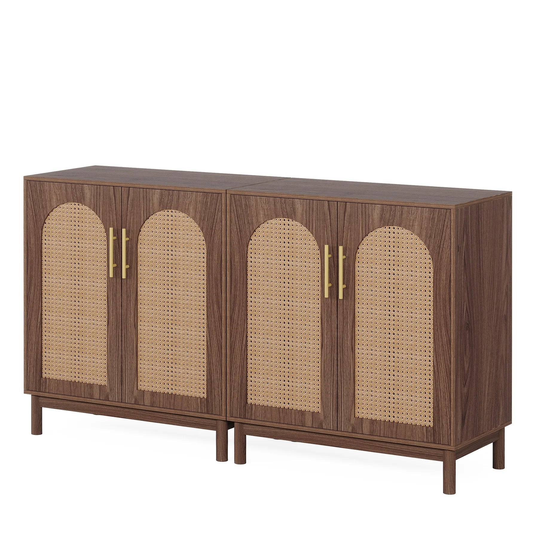 Rustic Rattan Sideboard