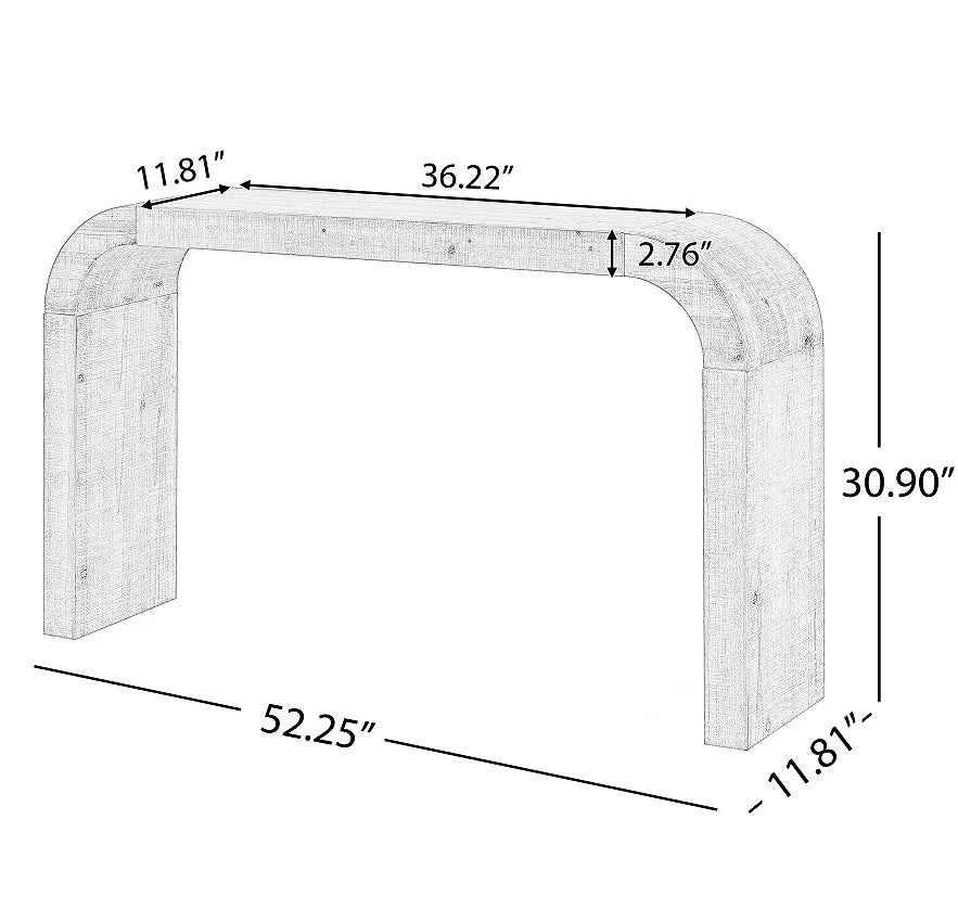 Luxury Solid Wood Console Table