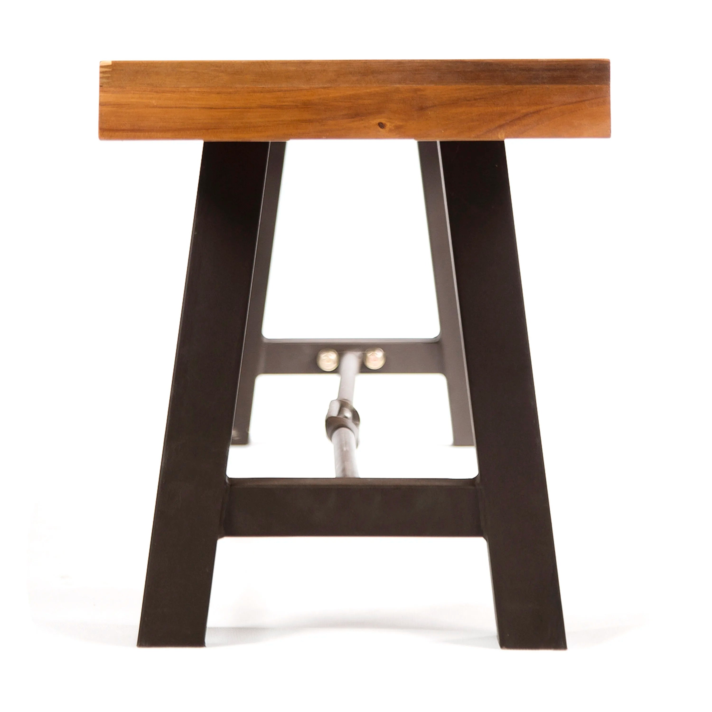 Modern Acacia Wood Bench
