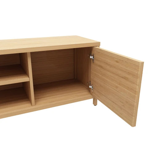 Mid-Century Wood Finish TV Stand