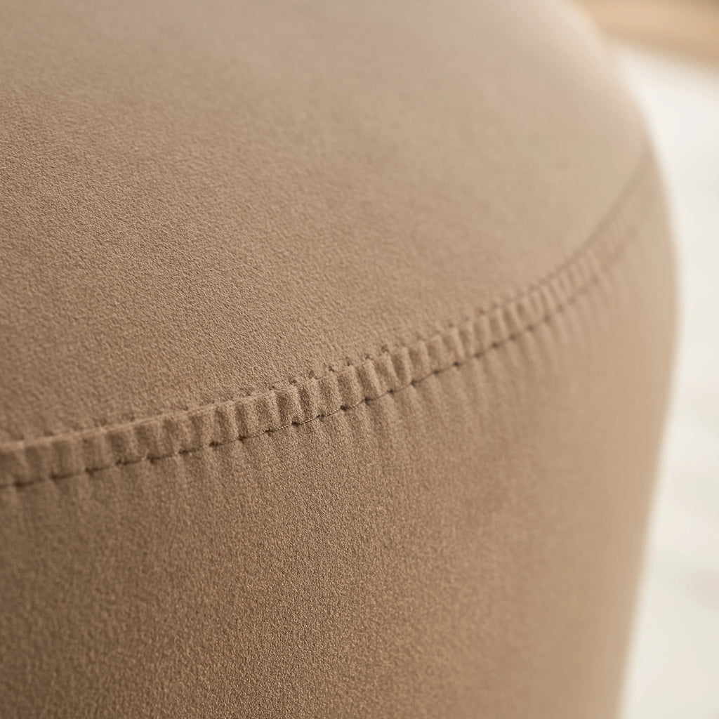 Modern Design Velvet Fabric Upholstered Kitchen Swivel Barrel Accent Dining Chair For Living Room