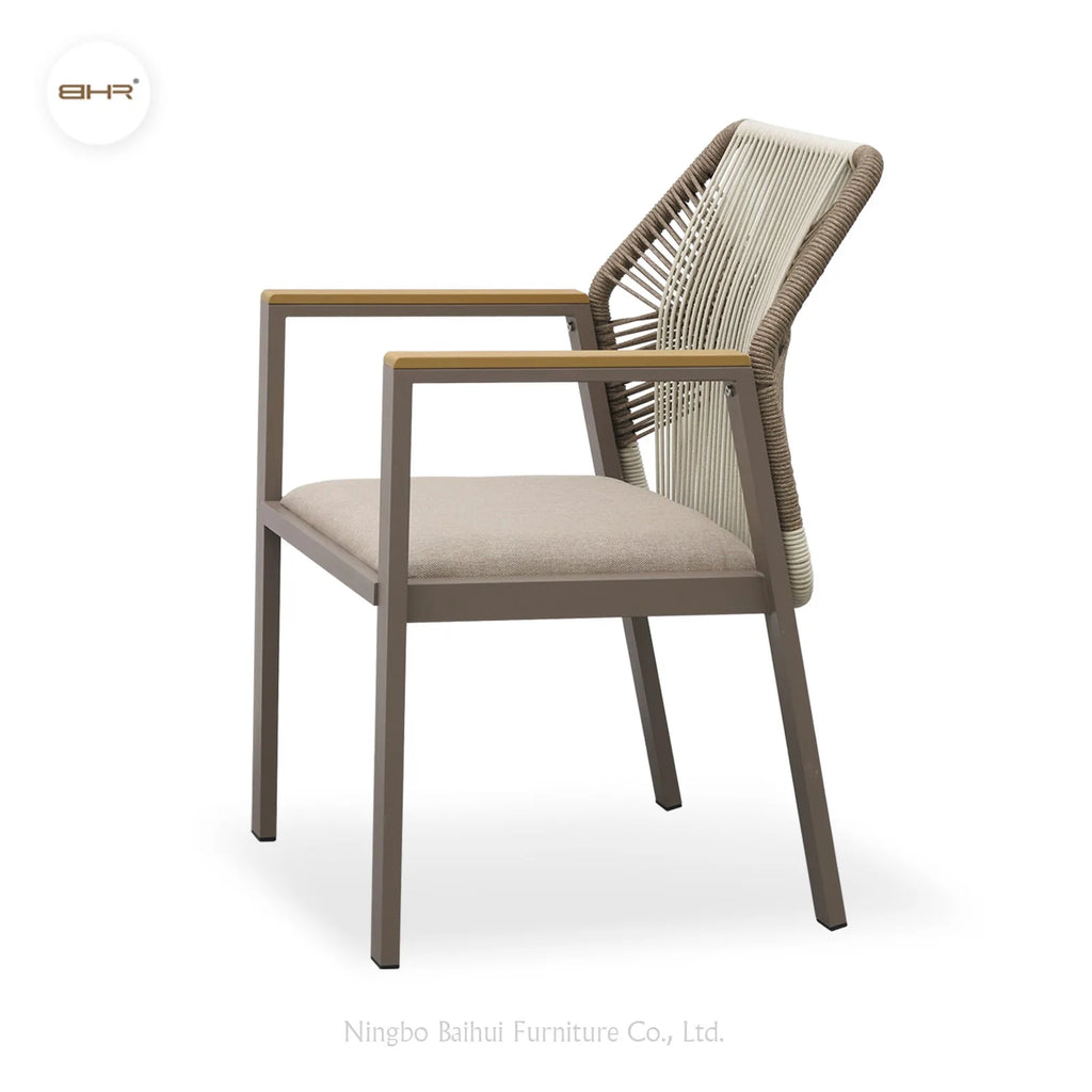 Contemporary Rope Outdoor Dining Chair