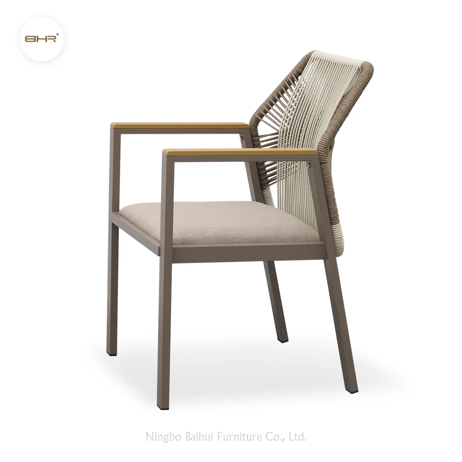 Contemporary Rope Outdoor Dining Chair