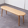 M Natural Oak Wood Chair Lightweight Dining Wooden Bench for Living Room Indoor Office Home Furniture