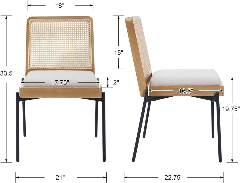 Vintage Mid-Century Dining Chair Set