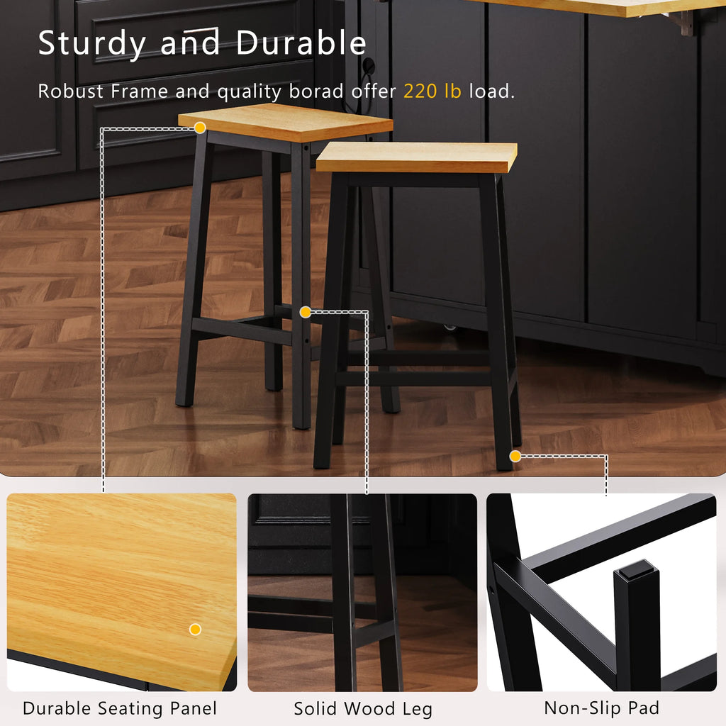 Farmhouse Solid Wood Bar Table