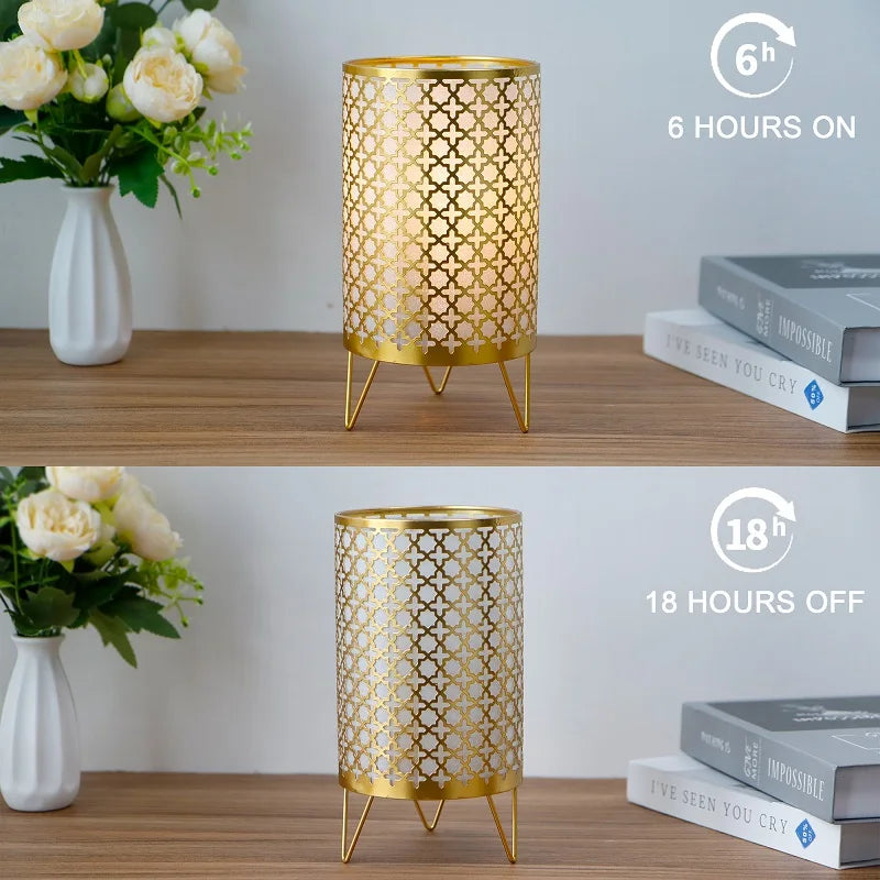 Modern Gold Cordless Table Lamps