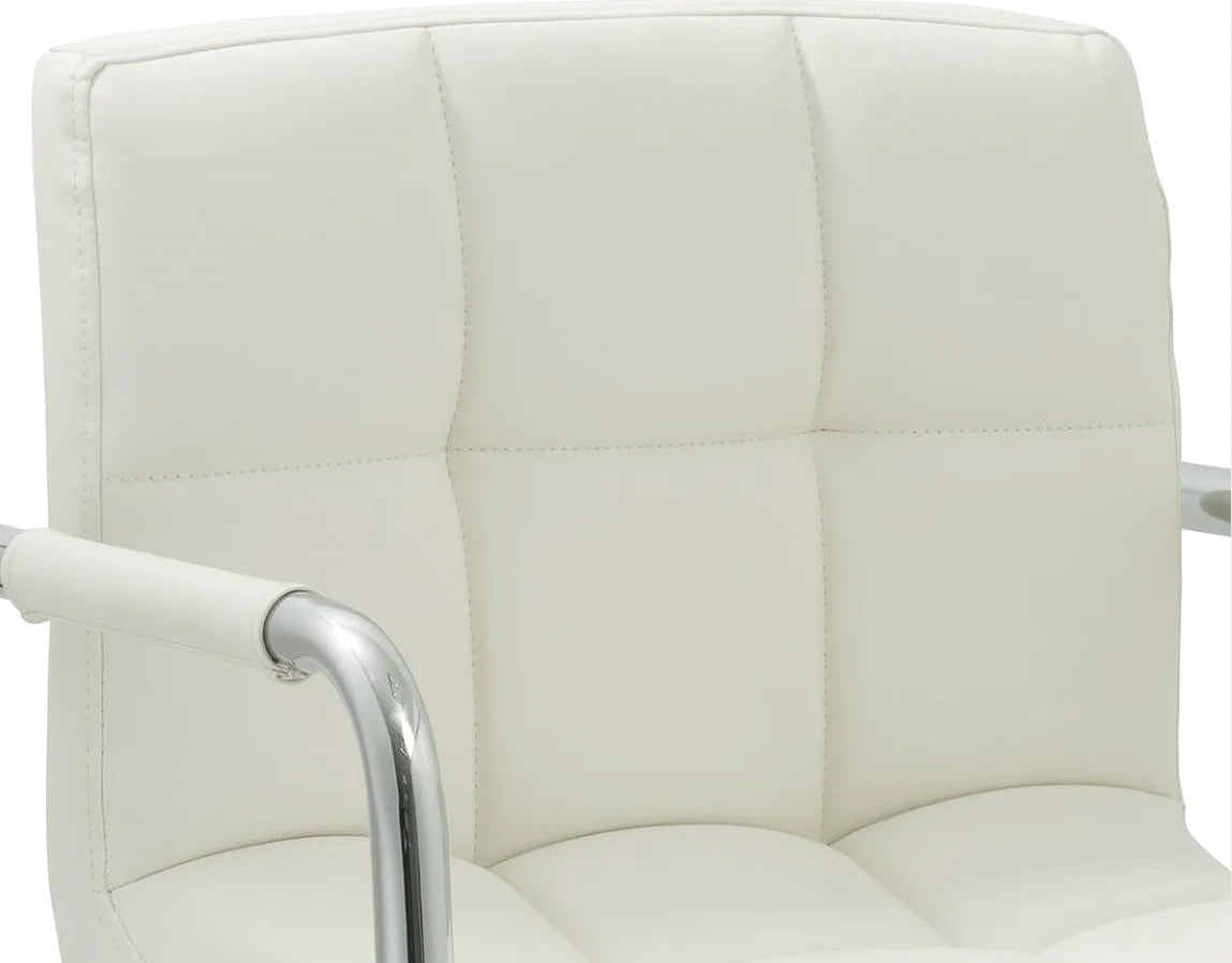Modern Adjustable Swivel Bar Stools (Set of 2)