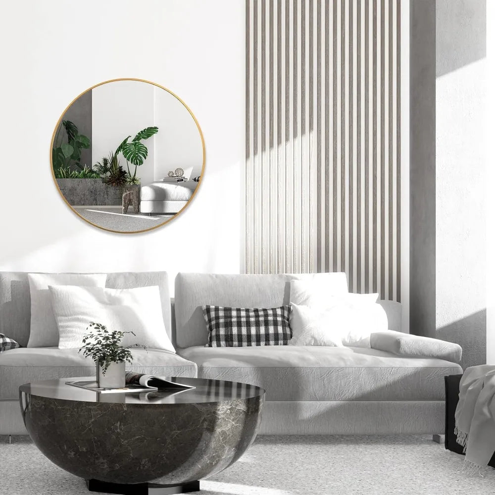 Art Deco Round Mirror