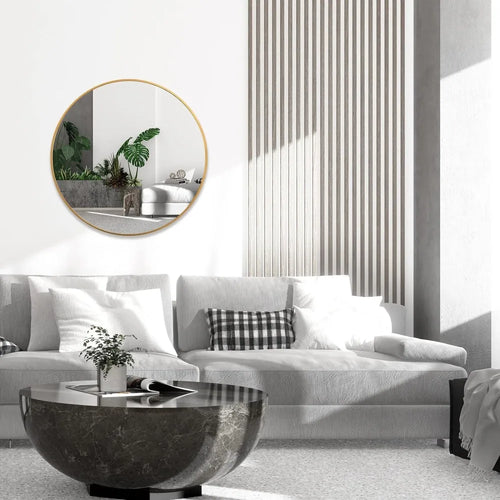 Art Deco Round Mirror
