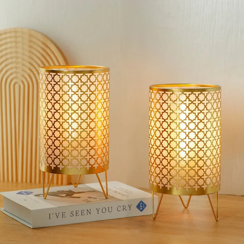 Modern Gold Cordless Table Lamps
