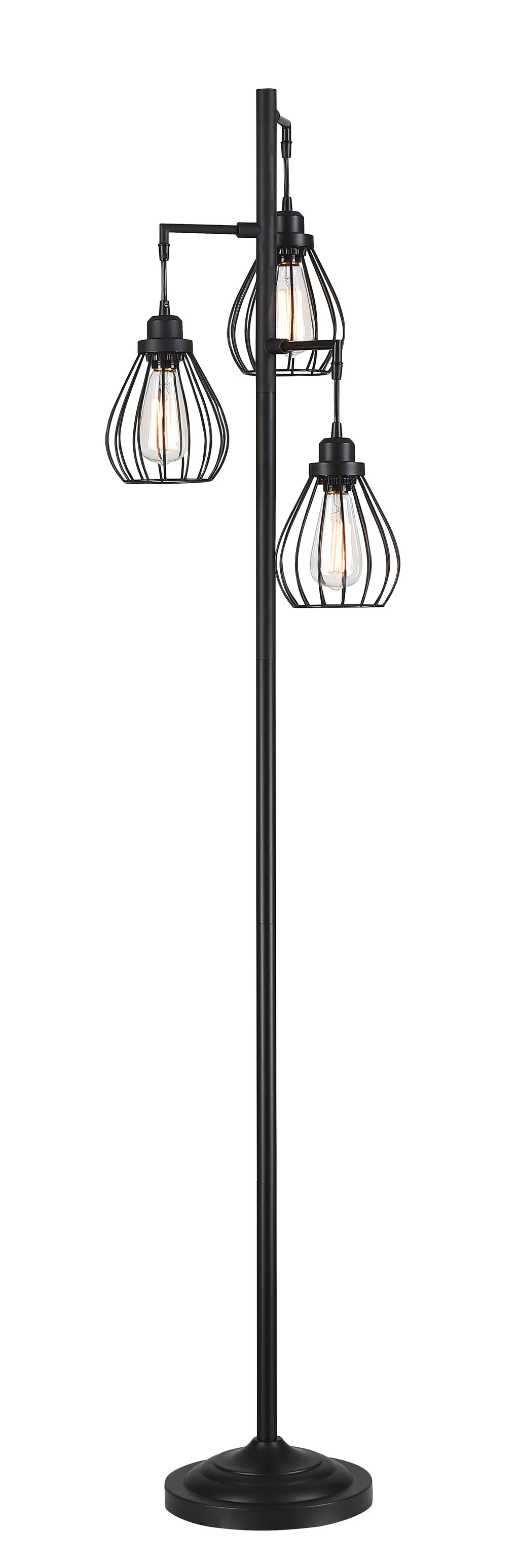 Farmhouse Industrial Floor Lamp