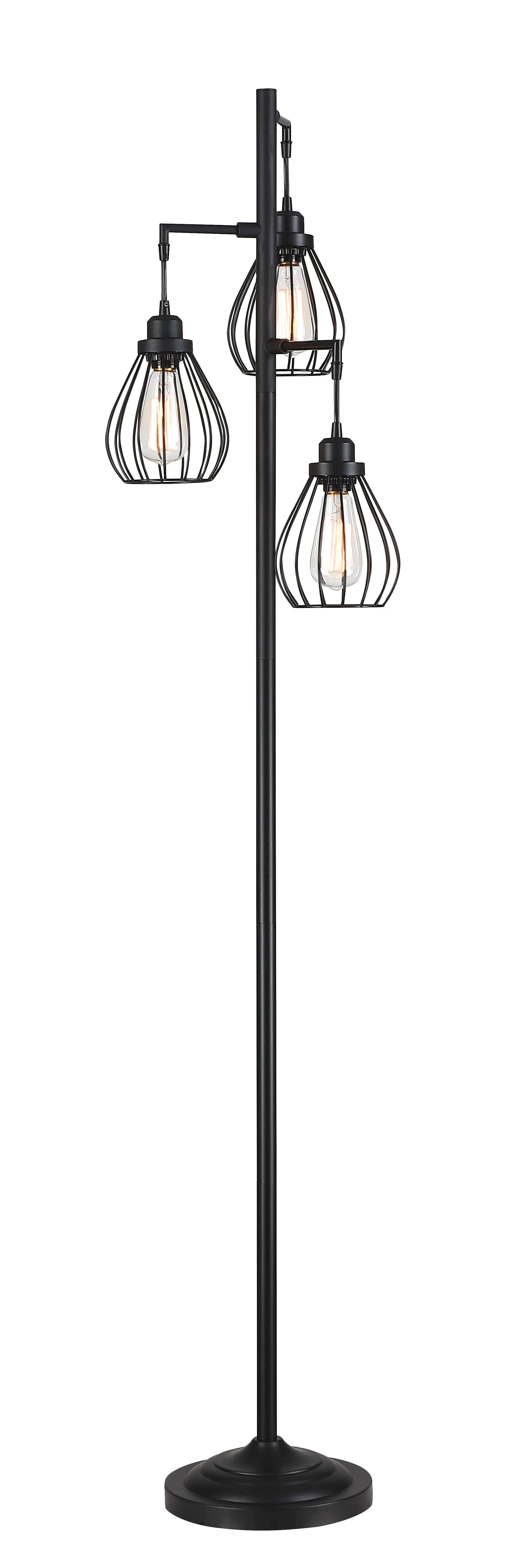 Farmhouse Industrial Floor Lamp