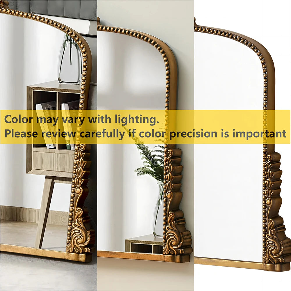 Vintage Arched Wall Mirror