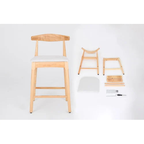 Vintage Hot Selling Wood Bar Stool Solid Wood Bar Stool High Chair for Pub Coffee Shop