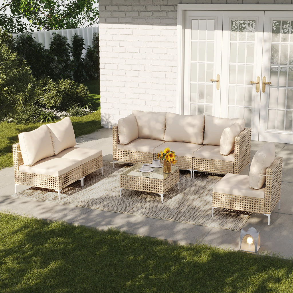 Modern Outdoor Sectional Sofa Set