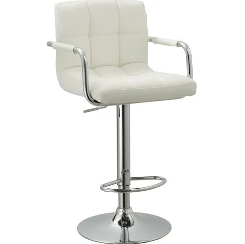 Modern Adjustable Swivel Bar Stools (Set of 2)