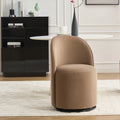 Modern Design Velvet Fabric Upholstered Kitchen Swivel Barrel Accent Dining Chair For Living Room