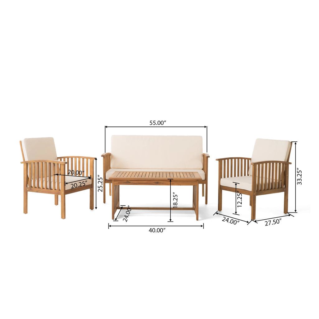 Modern Outdoor Conversation Set