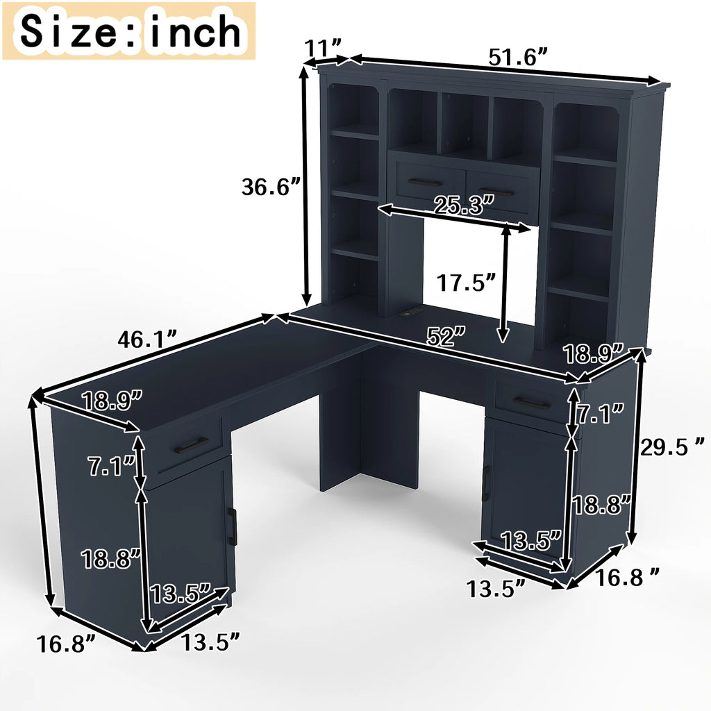 Modern Corner Office Desk