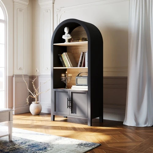 Modern Arched Bookshelf