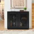 Mid-Century Modern Fluted Sideboard