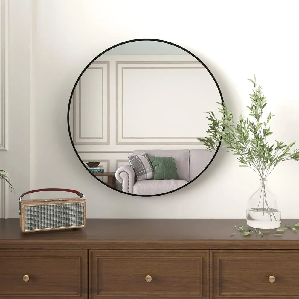 Art Deco Round Mirror