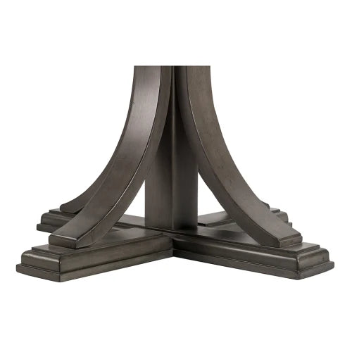 Modern  Round Dining Table, Solid Wood Finish Classic Design for Dining Room
