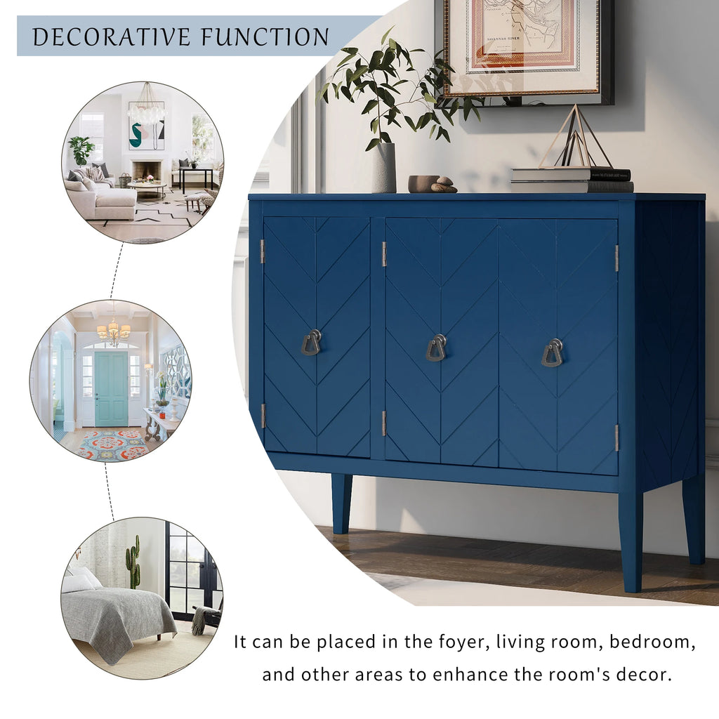 Modern 3-Door Sideboard Cabinet