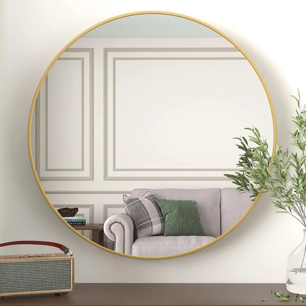 Art Deco Round Mirror