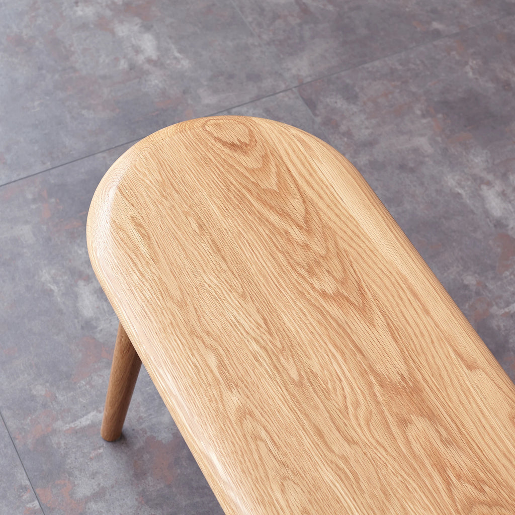 M Natural Oak Wood Chair Lightweight Dining Wooden Bench for Living Room Indoor Office Home Furniture