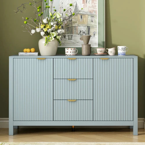 Fluted Curve Sideboard Storage Cabinet