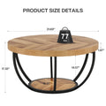 Modern Open Shelf Coffee Table