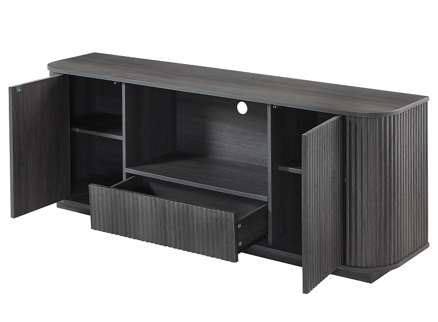 Modern Fluted TV Stand