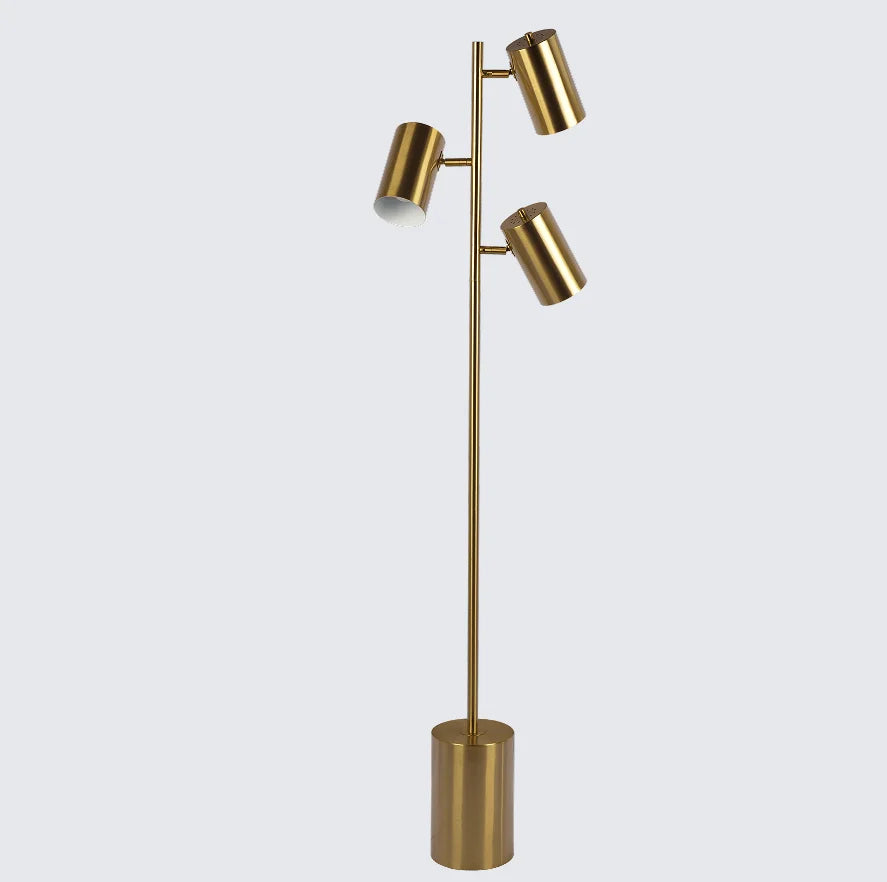 Modern Adjustable Gold Floor Lamp
