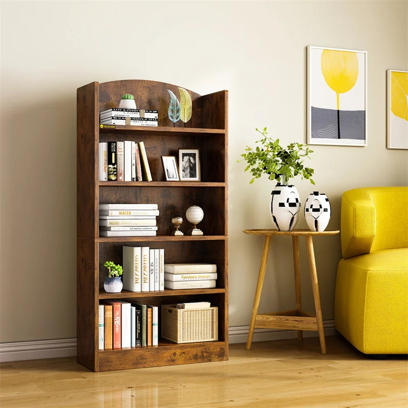 YQ FOREVER Living Room Furniture Display Cheap Modern Wooden Bookshelf Furniture for Book Storage