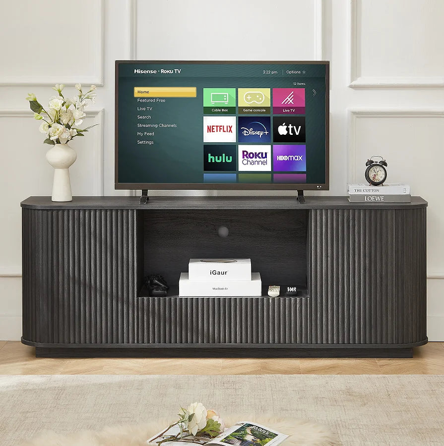 Modern Fluted TV Stand