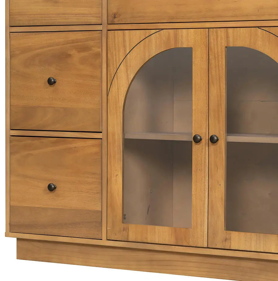 Modern Solid Wood Storage Cabinet