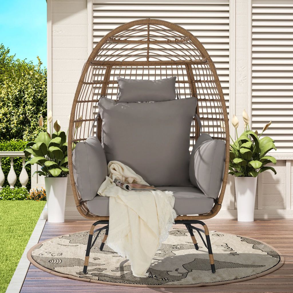 Modern Rattan Outdoor Egg Chair