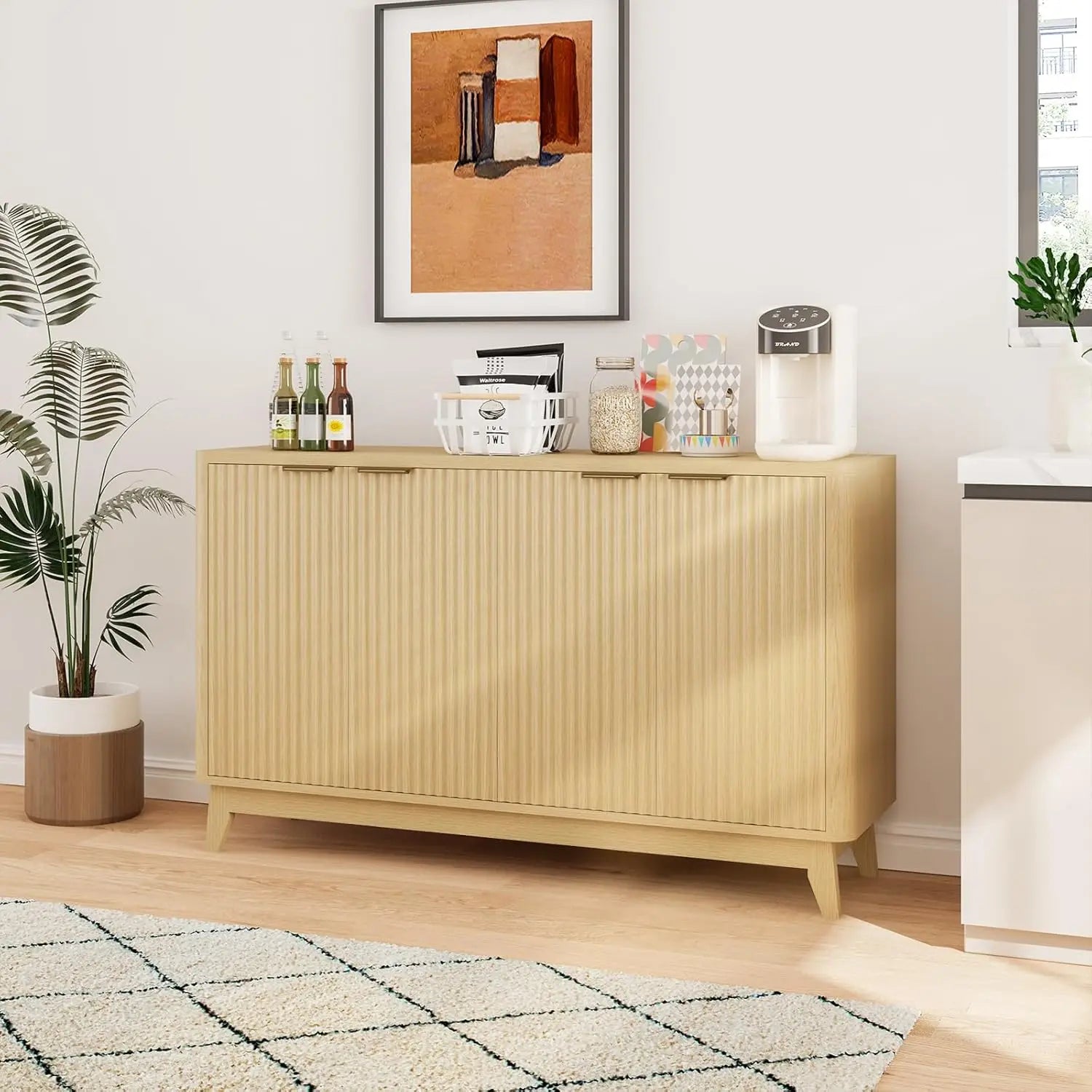 Artisan Fluted Oak Sideboard